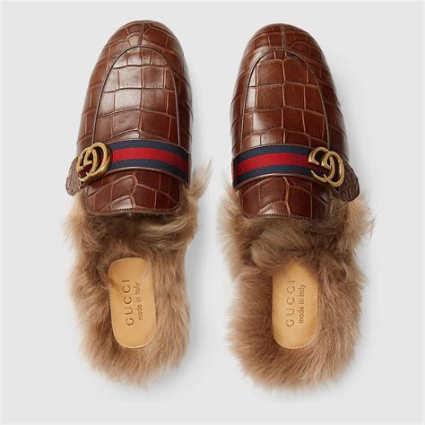 gucci slippers te koop|gucci crocodile slippers.